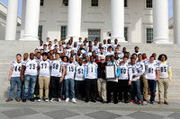 Dinwiddie Football Team at the State Capitol 2-4-2014