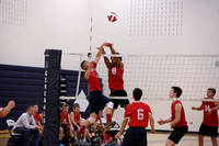 Alex Brugos powers the ball over a Matoaca player