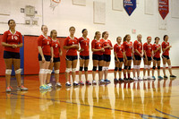 Dinwiddie vs Caroline Girls Volleyball 9-2-2014