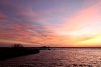 Sunset on Currituck Beach 1-1-2012