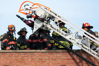 Fire at the Jernigan Building Richmond, Va 1-15-2011