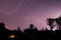 Lightning over St. Michael's Glen Allen, Va
