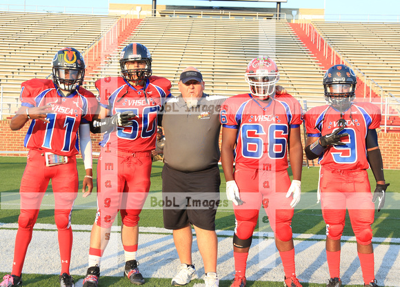 Coach Mills and his Captains