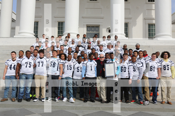 Coach Mills and Team on Capitol Steps I
